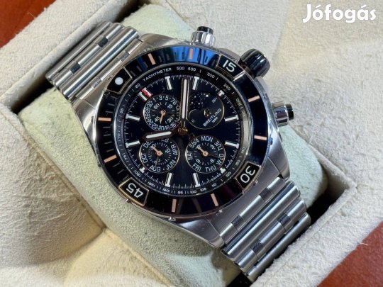 Breitling Super Chronomat 44 Four-Year Calendar arany-acél garanciális