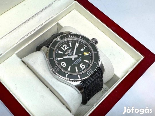 Breitling Superocean 44 zöld színben új modell Lgsw