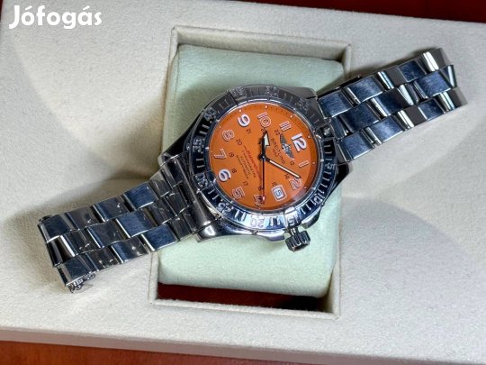 Breitling Superocean Steelfish 42 narancs színben Lgsw