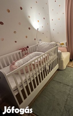 Brendon Lux Fehér Kiságy 140x70