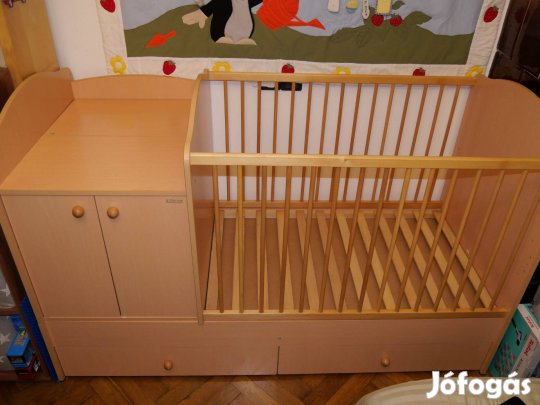 Brendon kombi gyerekágy pelenkázóval
