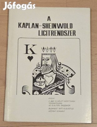 Bridge - Kaplan- Sheinwold licitrendszer