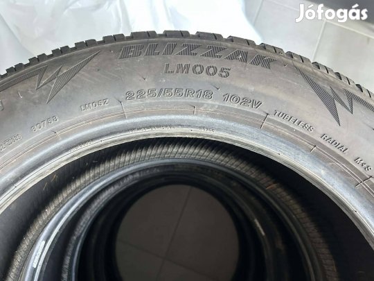 Bridgestone Blizzak LM005 225/55 R18 téli gumi szett
