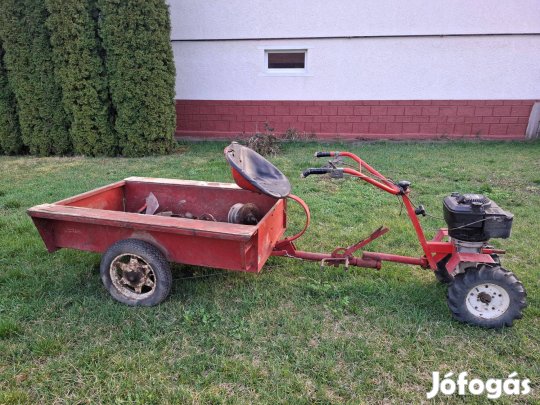 Briggs Quantum xm 40 kapagép+utánfutó+sallangok