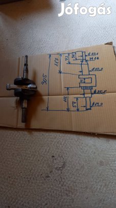 Briggs Stratton 5 HP főtengely eladó