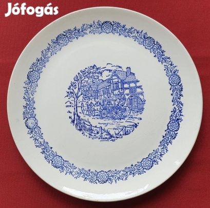 Brighton angol jelenetes porcelán tálaló kínáló tányér tál ló lovas