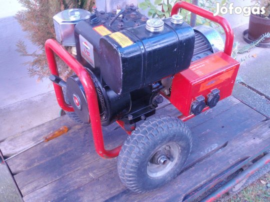 Brigs motoros aggregátor:220 V/KB 1500 wattos/