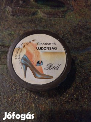 Brill cipőtisztító paszta fémdoboza, kisméretű doboz, dekoráció