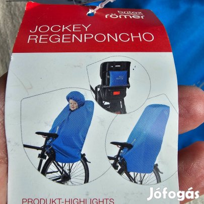 Britax Römer kerékpáros gyerek ülés poncsó kicsire össze csomagolható