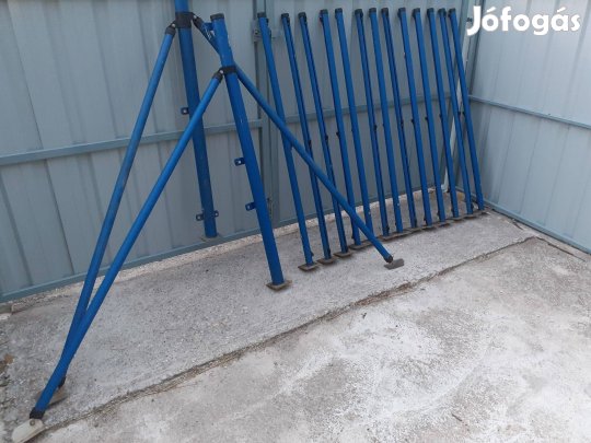 Brix alu kerítés lábak, 130 cm magasság, 15db