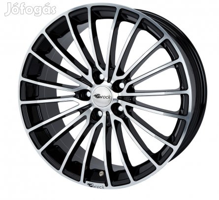 Brock B24 SGVP - Fényes fekete polírozott 8X18 5X115 ET46 CB70,2 |