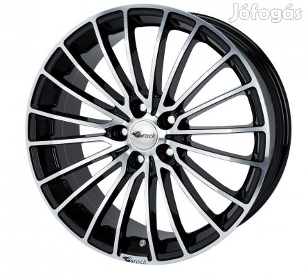 Brock B24 SGVP - Fényes fekete polírozott 8X18 5X120 ET35 CB72,6 |