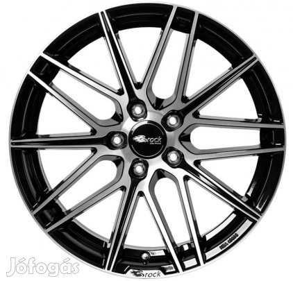 Brock B34 SGVP - Fényes fekete polírozott 8X18 5X108 ET45 CB72,6 |