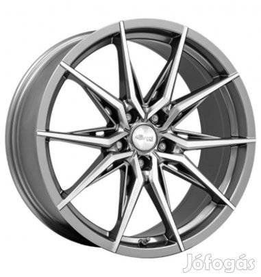 Brock B42 FGP - Vas szürke polírozott 9,5X20 5X114,3 ET45 CB64,1 |