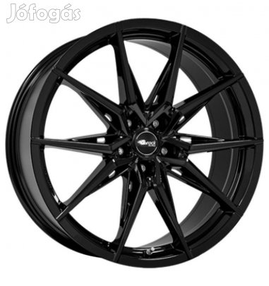Brock B42 SG - Fényes fekete 9,5X20 5X112 ET42 CB66,6 | alufelni |