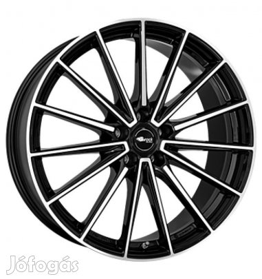 Brock B43 SGVP - Fényes fekete polírozott 9X20 5X112 ET33 CB66,6 |