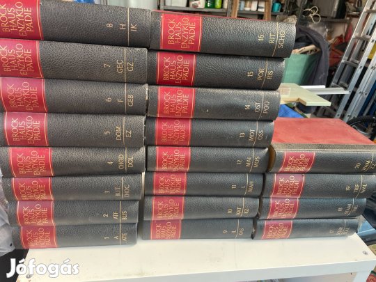 Brockhaus Enzyklopädie 20 kötetes német nyelvű