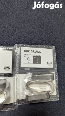 Brogrund Ikea rozsdamentes akasztó bontatlan