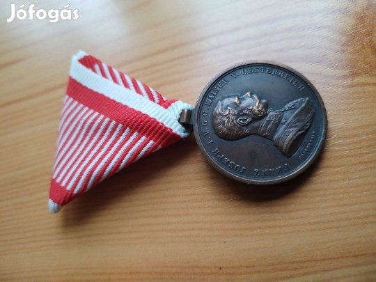 Bronz Vitézségi régi szép kitüntetés