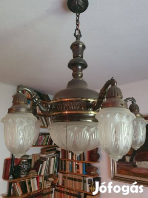 Bronz antik csillár