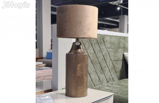 Bronz asztali lámpa egyedi csiszolt felülettel 50 cm, Light & Living