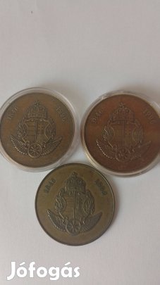 Bronz emlékérem 