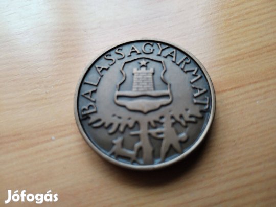 Bronz emlékérem "Ballasagyarmat" szép db