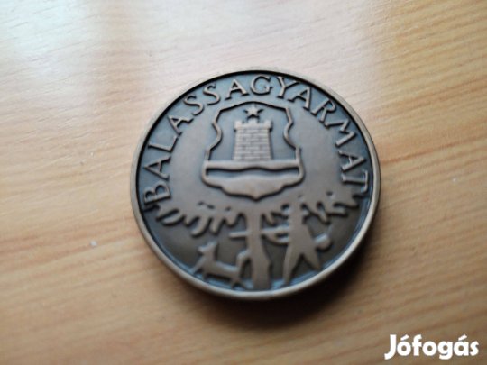 Bronz emlékérem jezett db "Ballasagyarmat"