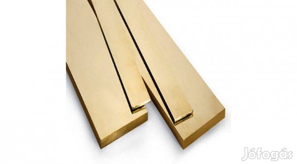 Bronz lapos rúd, GC-Cusn12 G12/ 52*12 mm, eladó. új. Gyártott méretekb