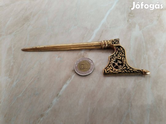 Bronz levélbontó Bányászfokos régi db