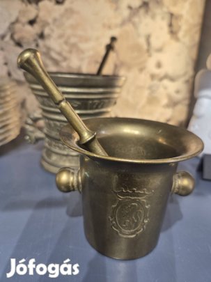 Bronz mozsár szett
