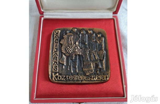 Bronz retro emléklap