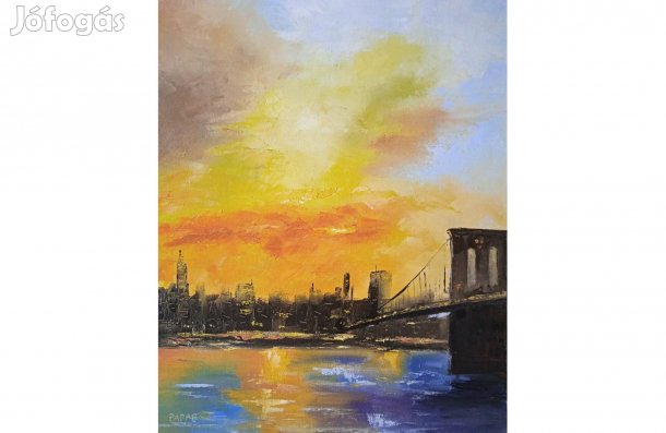 Brooklyn híd című olajfestmény eladó