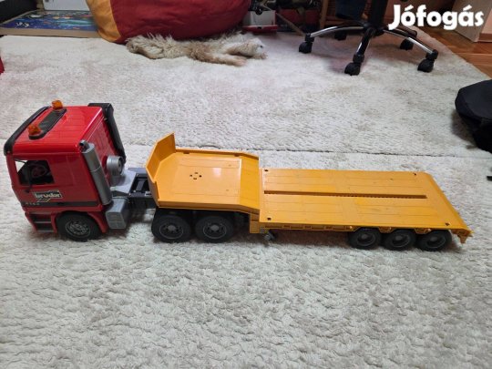 Bruder 4143 típusú Mercedes kamion + Trailer egyben eladó