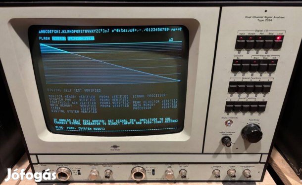 Brüel & Kjaer hangfrekvenciás analizátor (FFT) műszer