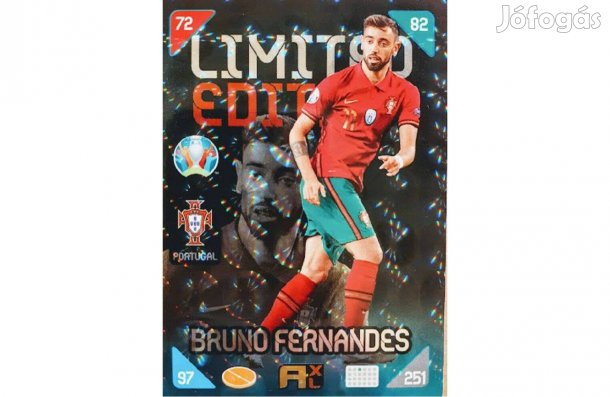 Bruno Fernandes Portugália Limited focis kártya Kick Off 2021