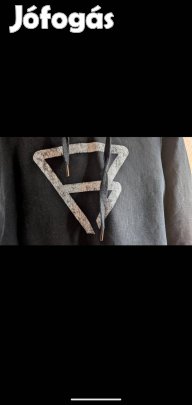 Brunotti fekete kapucnis pulóver