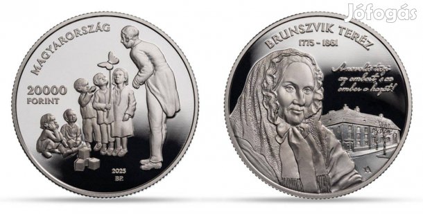 Brunszvik Teréz ezüst emlékérme