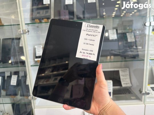 Bruttó / 27% ÁFA | ipad 6 9.7" 32GB Wifi+Cellular akku 95% (0/56)