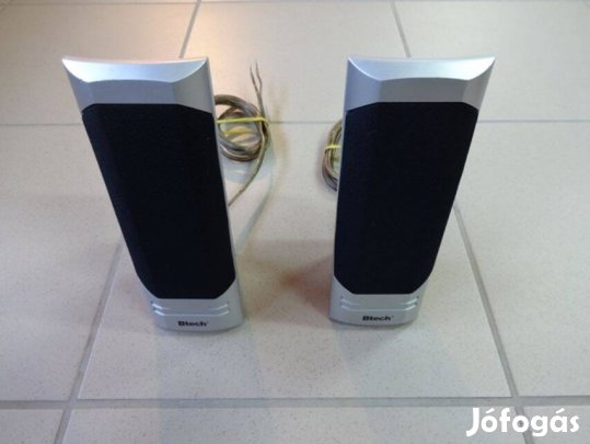 Btech kisméretű hangsugárzó hangfal kábelével együtt erősítőre köthető
