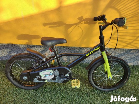 Btwin B'twin B Twin Decathlonos Dark Hero 5000 tip. 16" gyerekbicikli