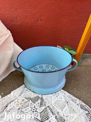 Budafoki 24 cm Zománcos szűrő zománcozott 