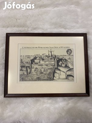 Budai vár metszet 20. Század elejéről