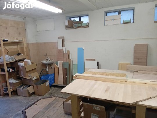 Budapest XV. rákospalotán kiadó egy 27 nm aknás műhely/üzlet/raktar