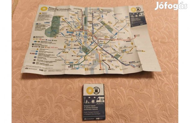 Budapest nappali és éjszakai közösségi közlekedési hálózata