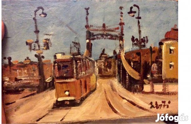 Budapest részlet - festmény