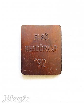 Budapesti Rendőrség Első Rendőrnap 92 emléklap