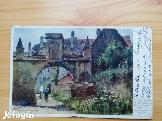 Budapestről Tatára címezve 1926-os képeslap