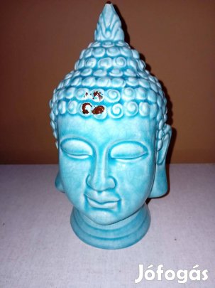 Buddha türkiz fej