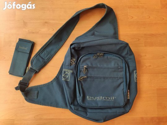 Budmil sötét türkiz keresztpántos válltáska